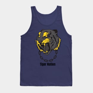 Tiger Nation Black Tank Top